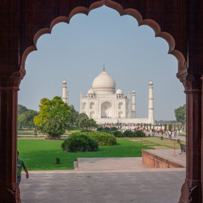 Impressions from Taj Mahal in Agra